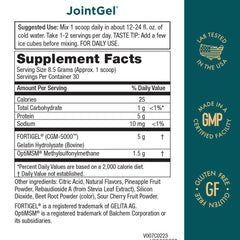 JointGel Berry Powder canister with label detail