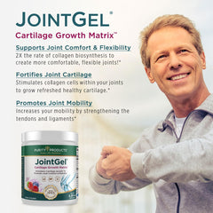 JointGel canister label highlighting CGM-5000 Fortigel