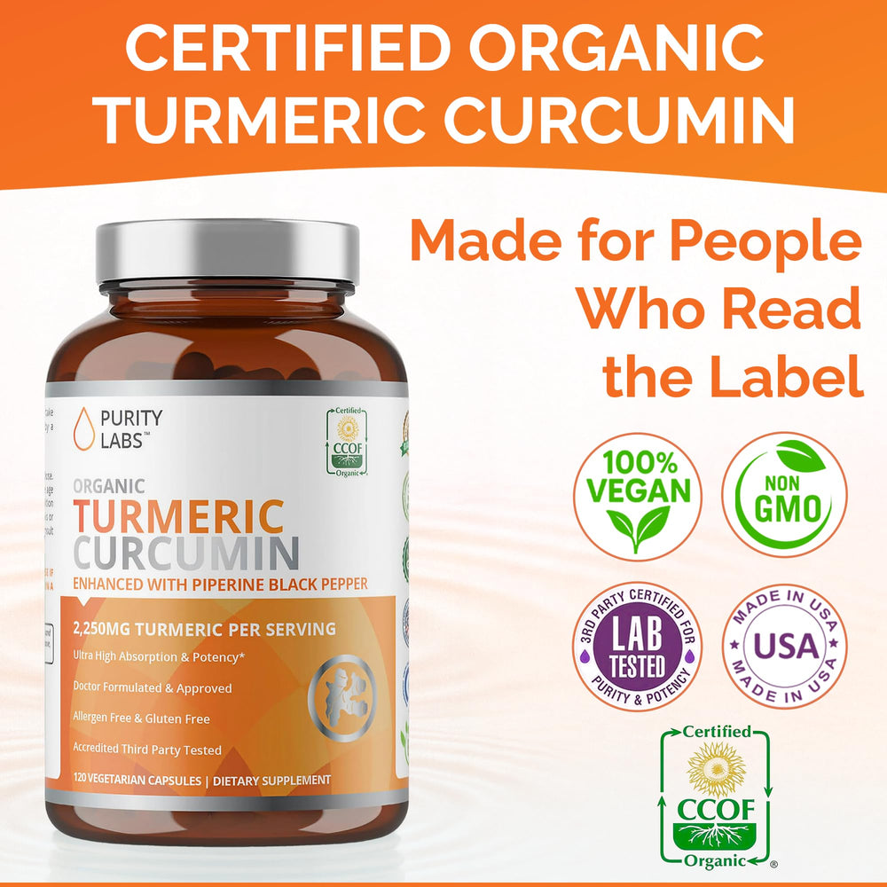 Label highlighting 95% curcuminoids