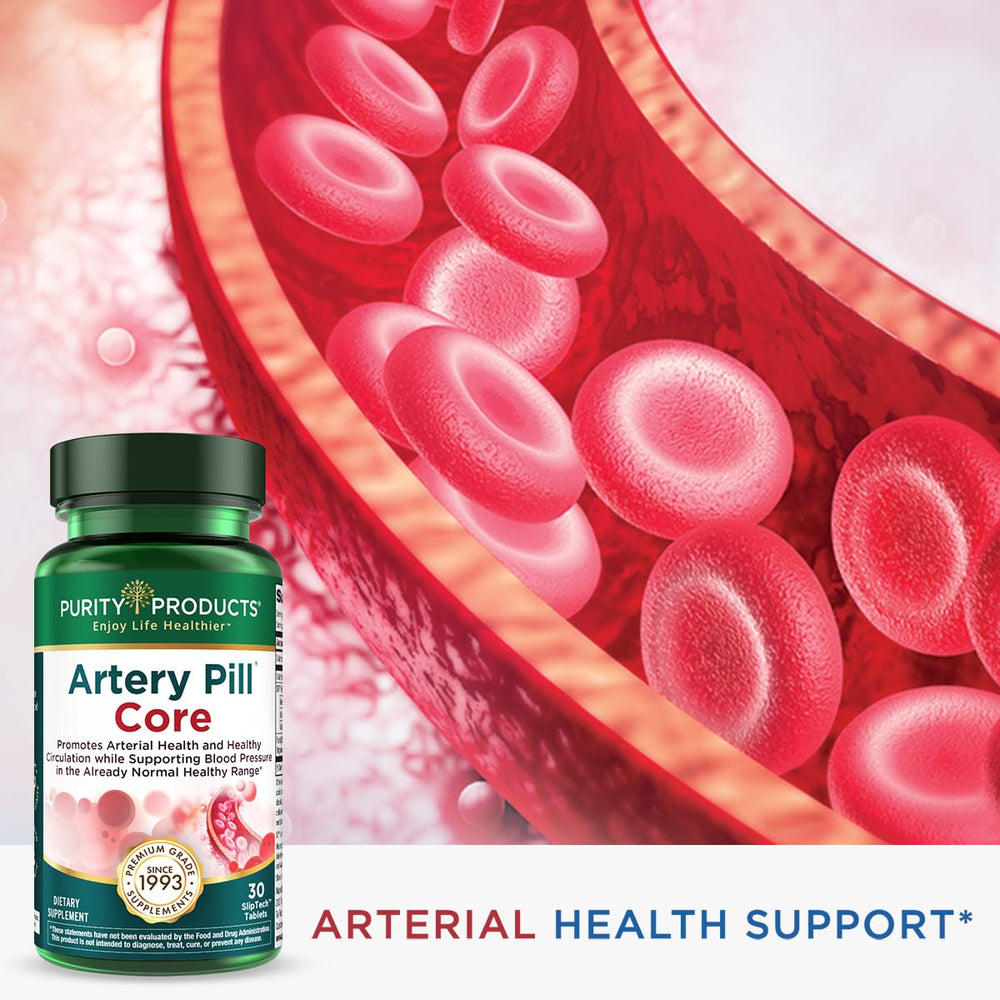 Purity Products Vitamin K2 capsules demonstrate calcium management for arteries and bones.