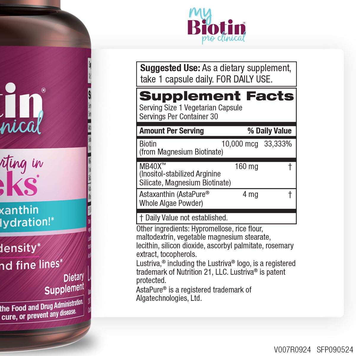 MB40X 40x more soluble biotin matrix infographic