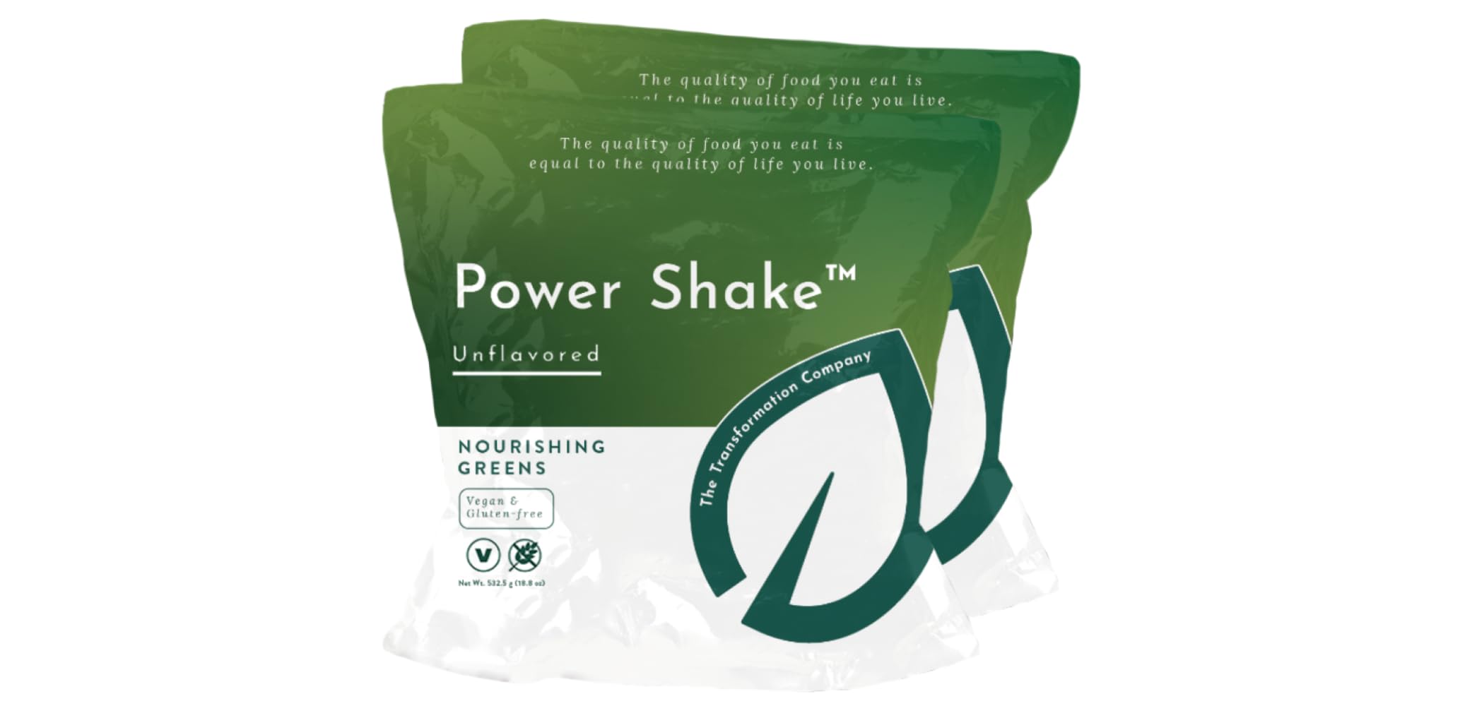 Purium Power Shake Unflavored 1065g bottle front view