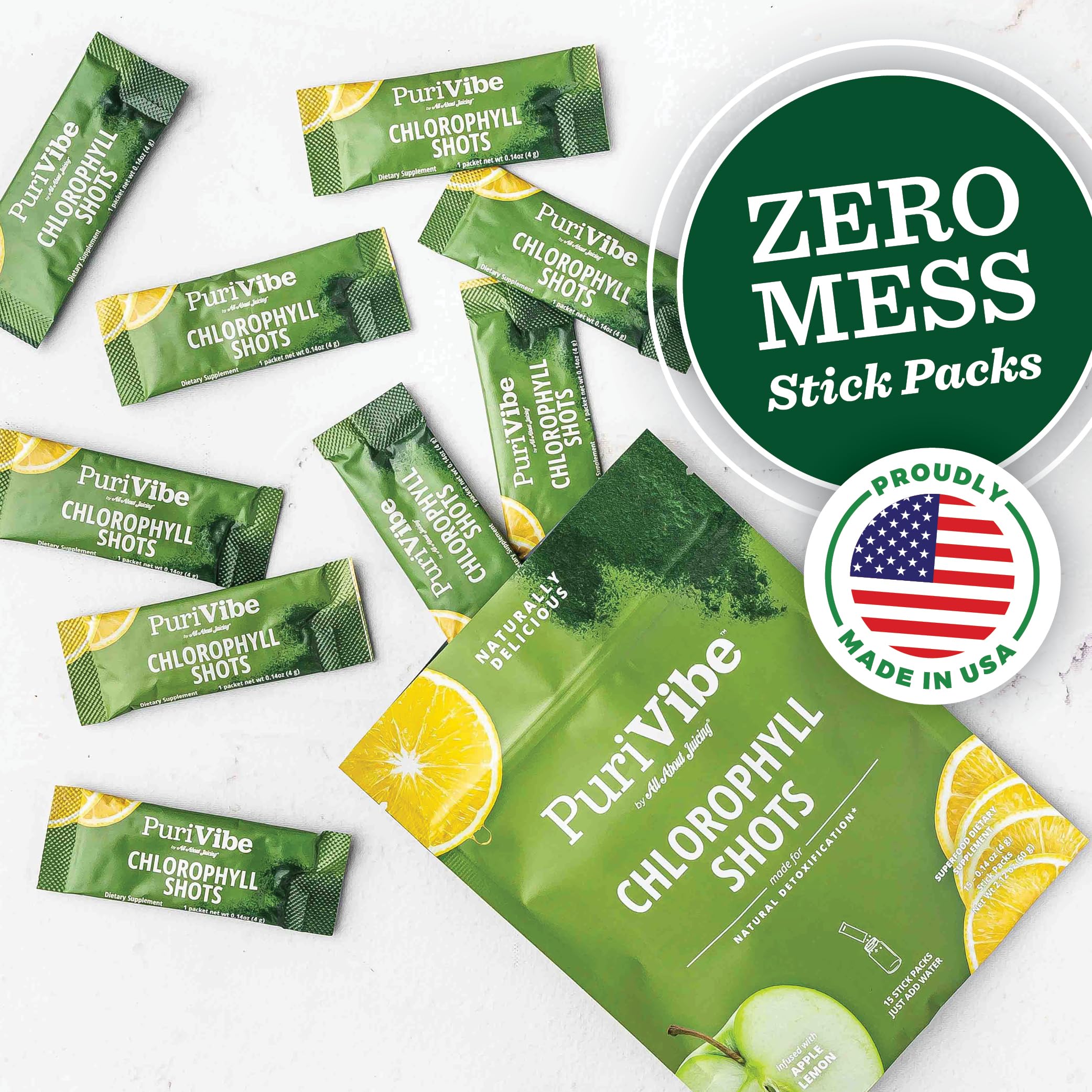Clean ingredients: monk fruit, apple, and lemon; dairy-free, gluten-free, soy-free