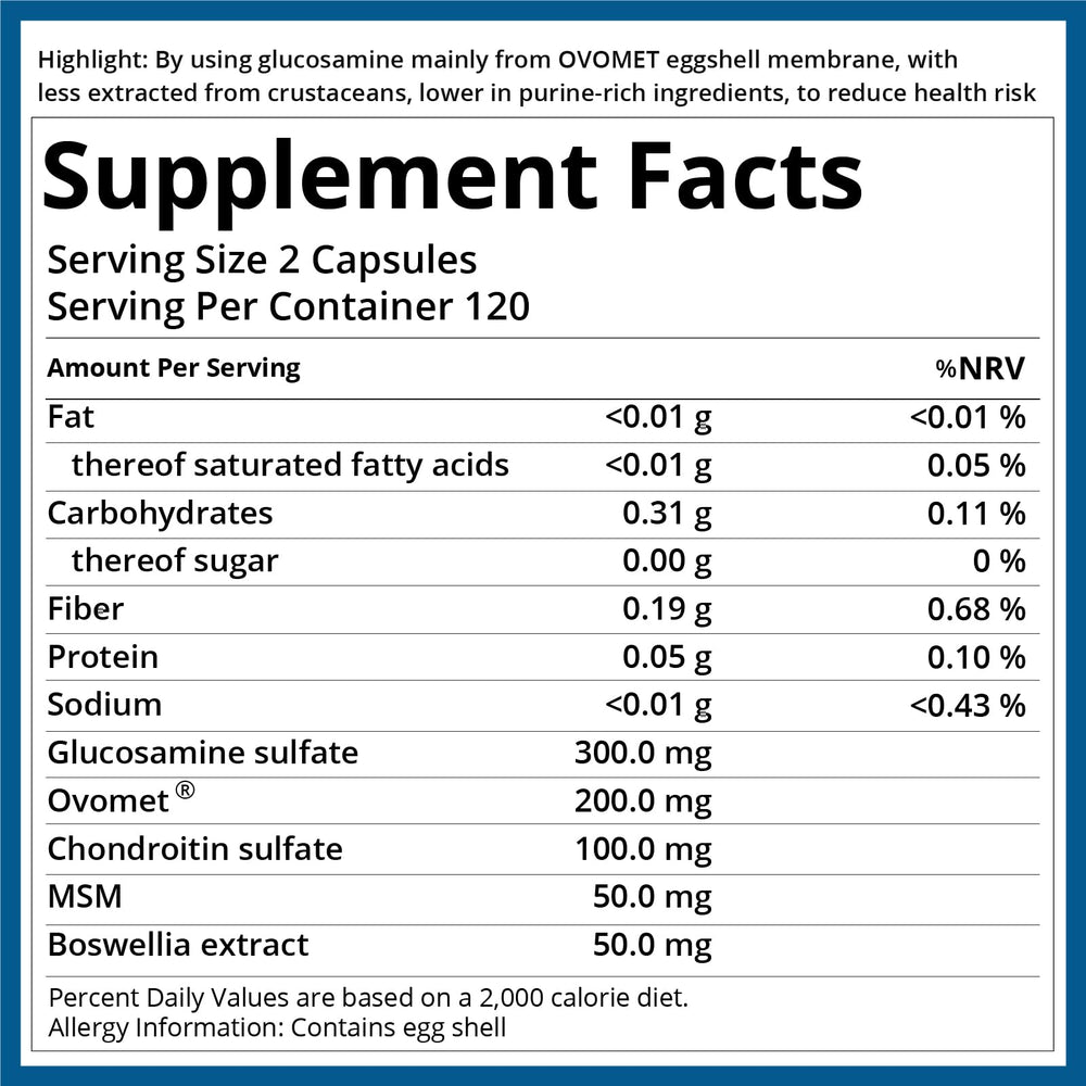 Active lifestyle image showing joints supported by Purmeo OVOMET