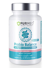 Purmeo Probiotics bottle with 60-day supply