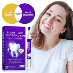 Close up of purple whitening gel