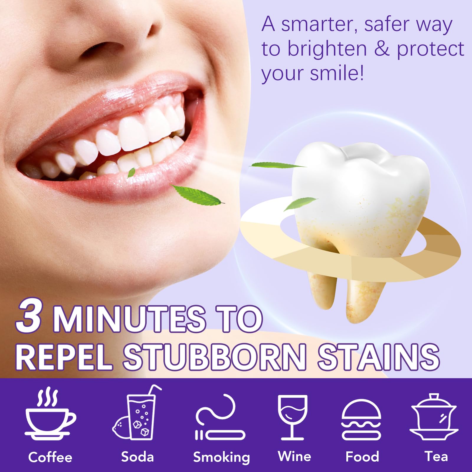 Easy 3-minute at-home whitening routine