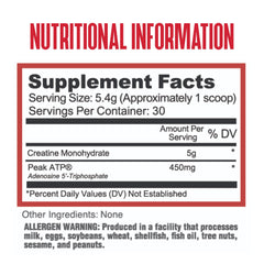 Purus Labs Creatine ATP bottle on shelf