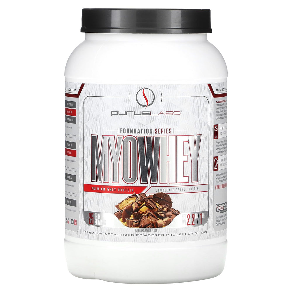 Purus Labs MyoWhey Chocolate Peanut Butter – 25g protein per serving