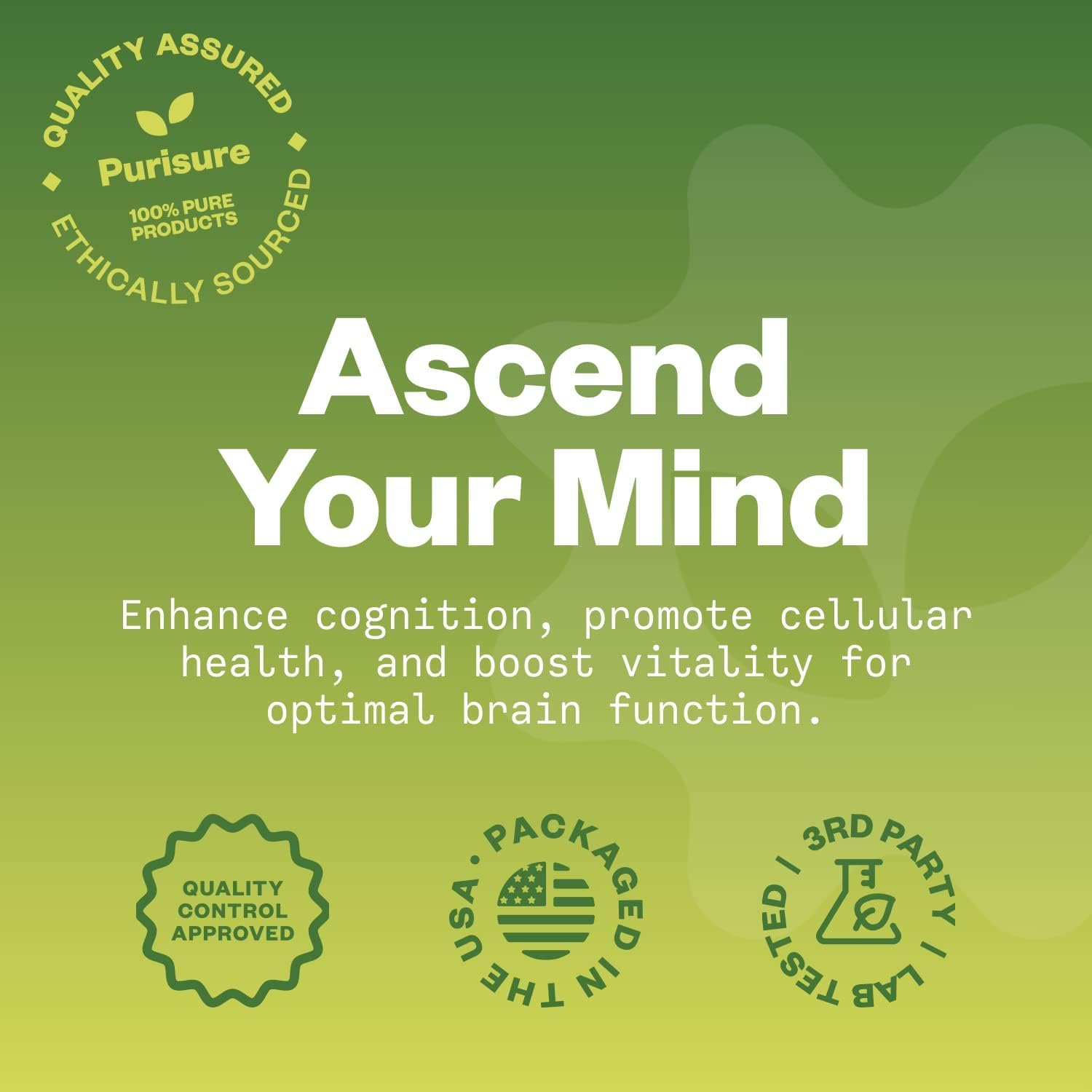 Nutrition panel of Purusure ALCAR powder