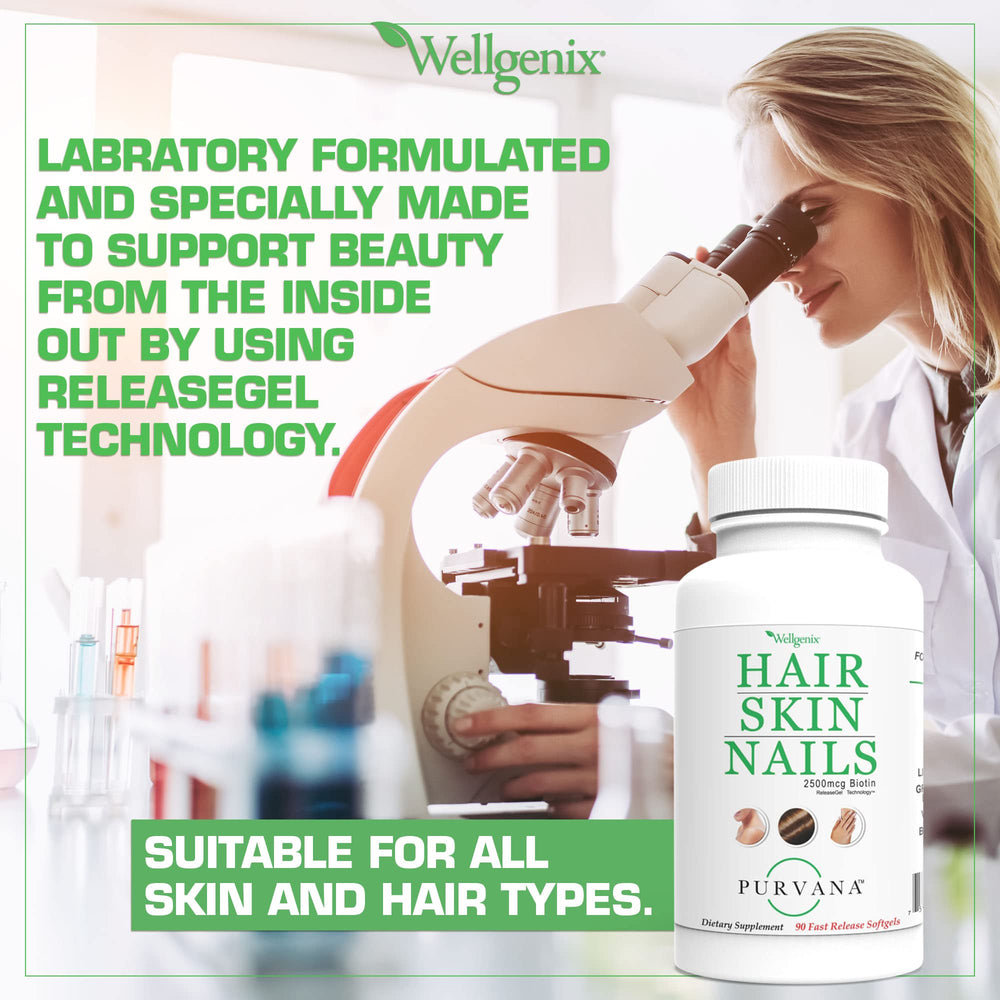 Biotin and B-complex vitamins on Purvana label