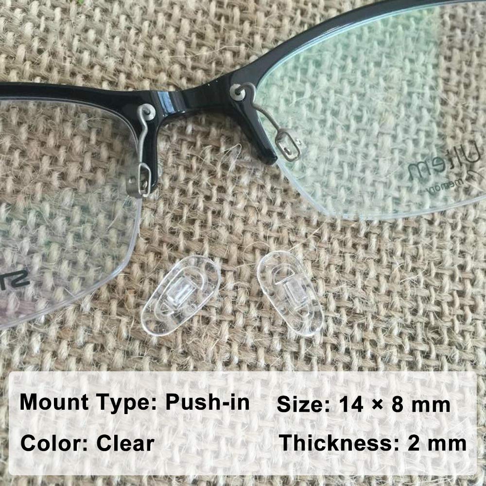 Nose pad kit suitable for most eyeglasses