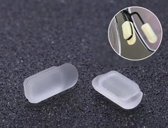 Soft silicone nose pads for eyeglasses comfort