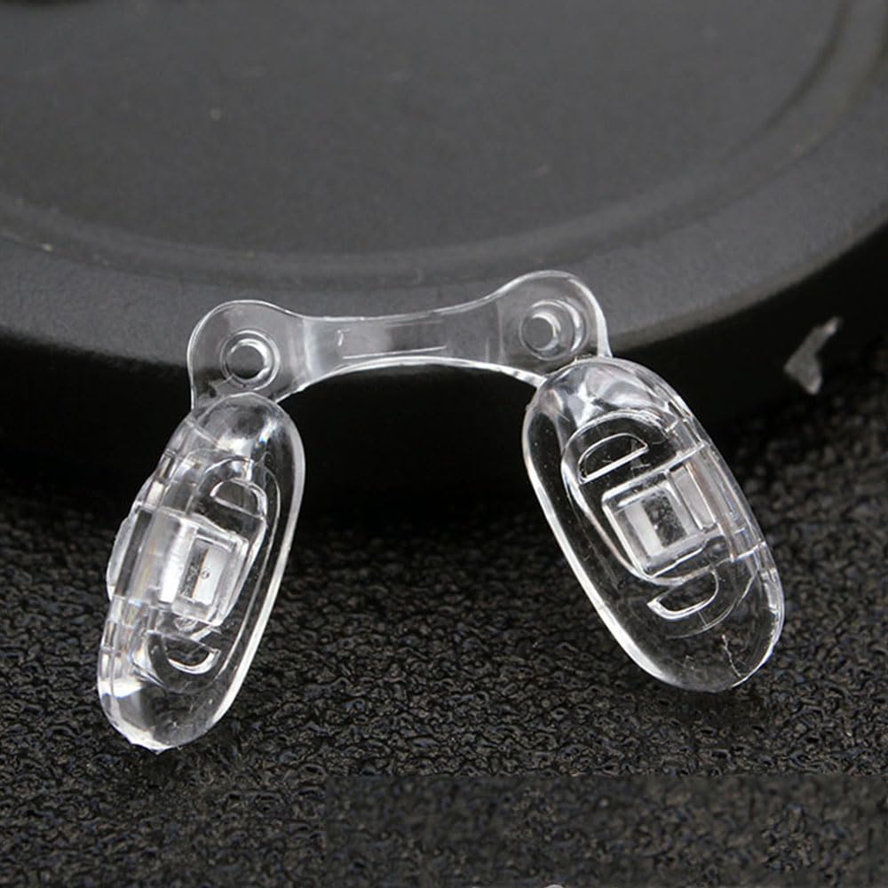 Replacement nose pad for saddle bridge on glasses