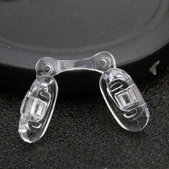 Replacement nose pad for saddle bridge on glasses
