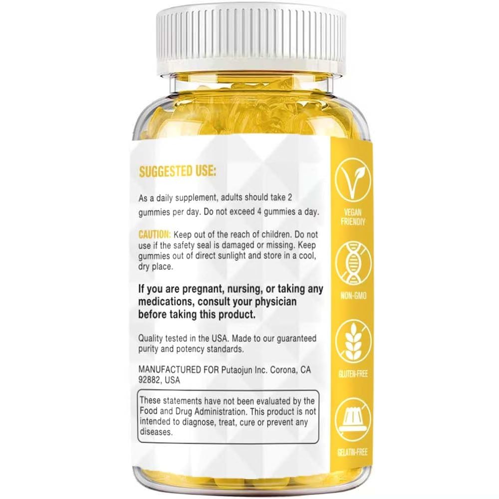 Gummy close-up highlighting mango flavor