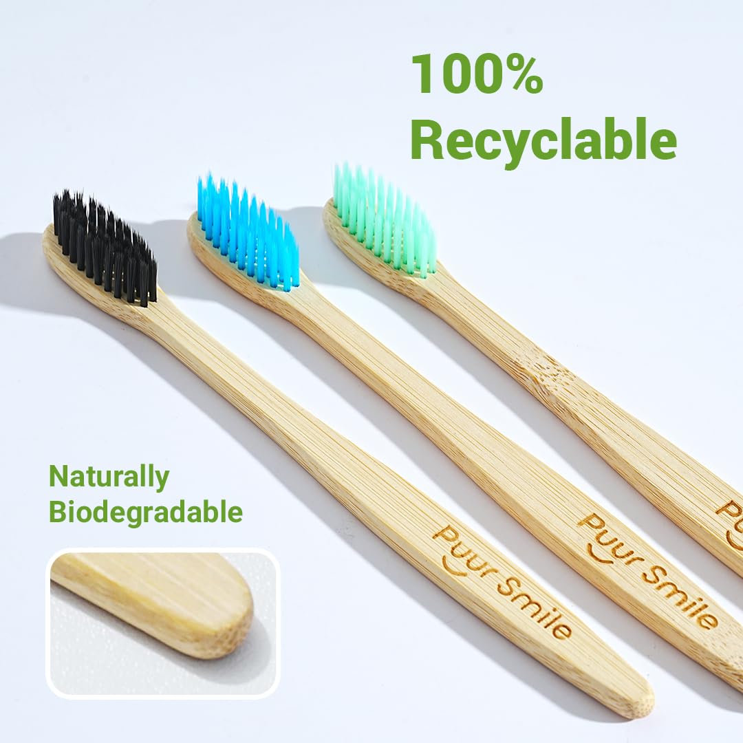 Eco-friendly, plastic-free packaging for PuurSmile toothbrushes