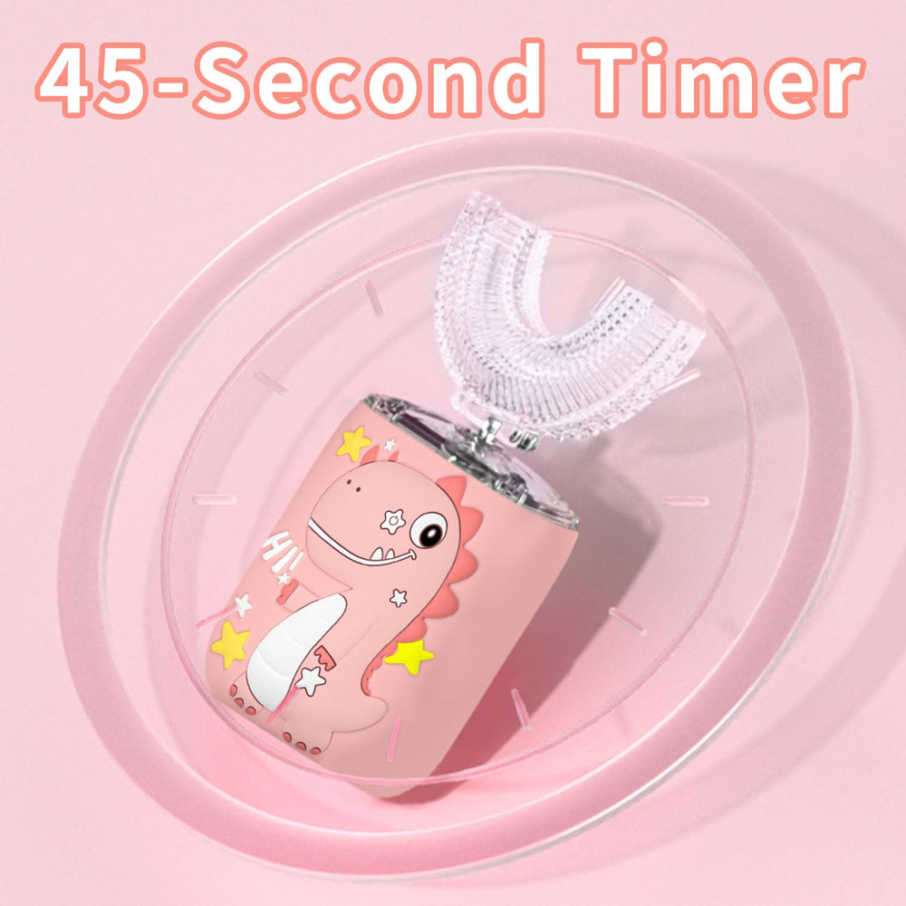 Bright pink handle with child-friendly design