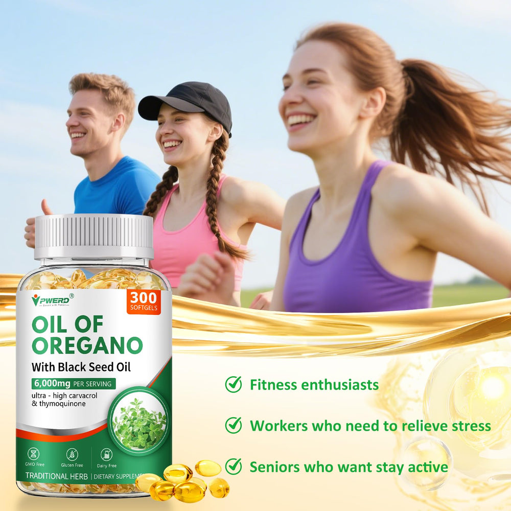Digestive support and antioxidant benefits from oregano and black seed oils