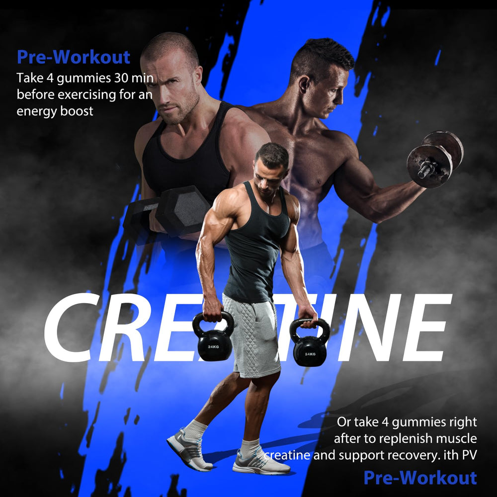 Gummies displayed beside bottle to show texture