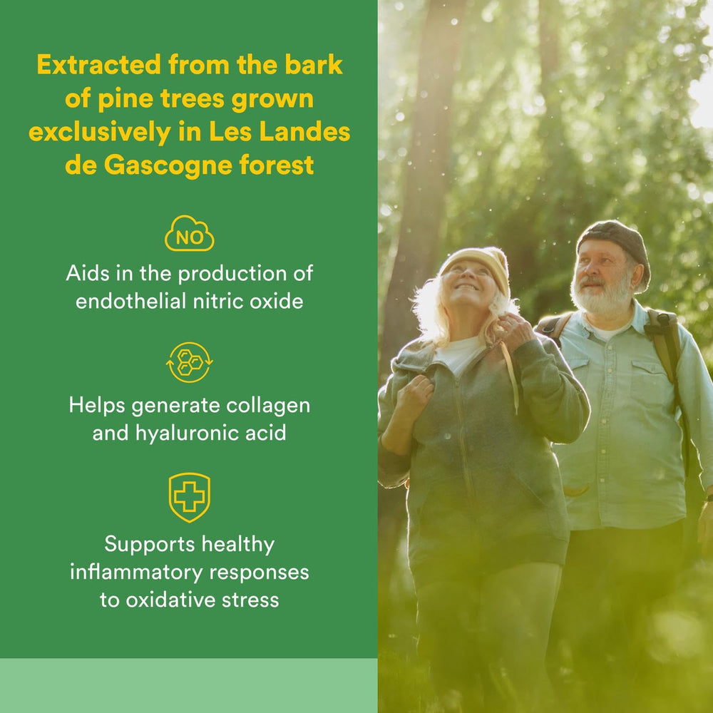 Pycnogenol 25 mg capsules bottle