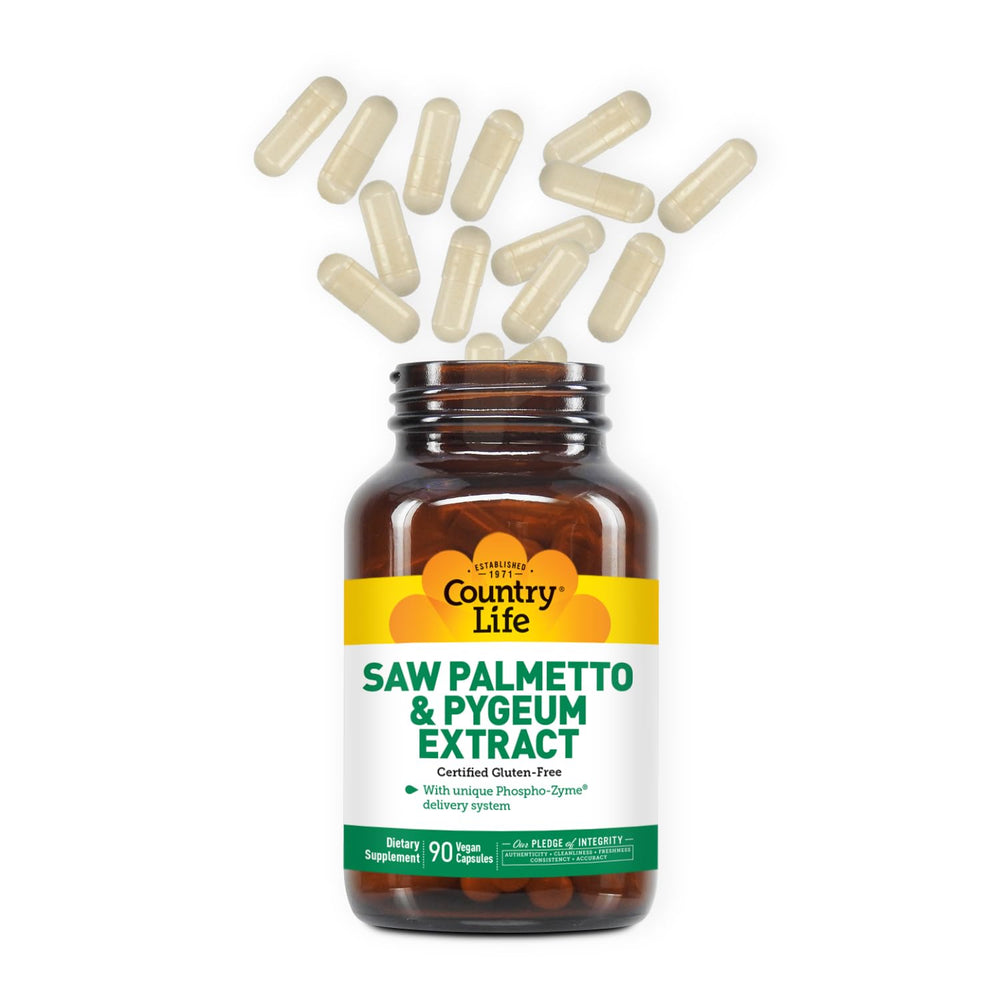 Pygeum extract blend detail on supplement