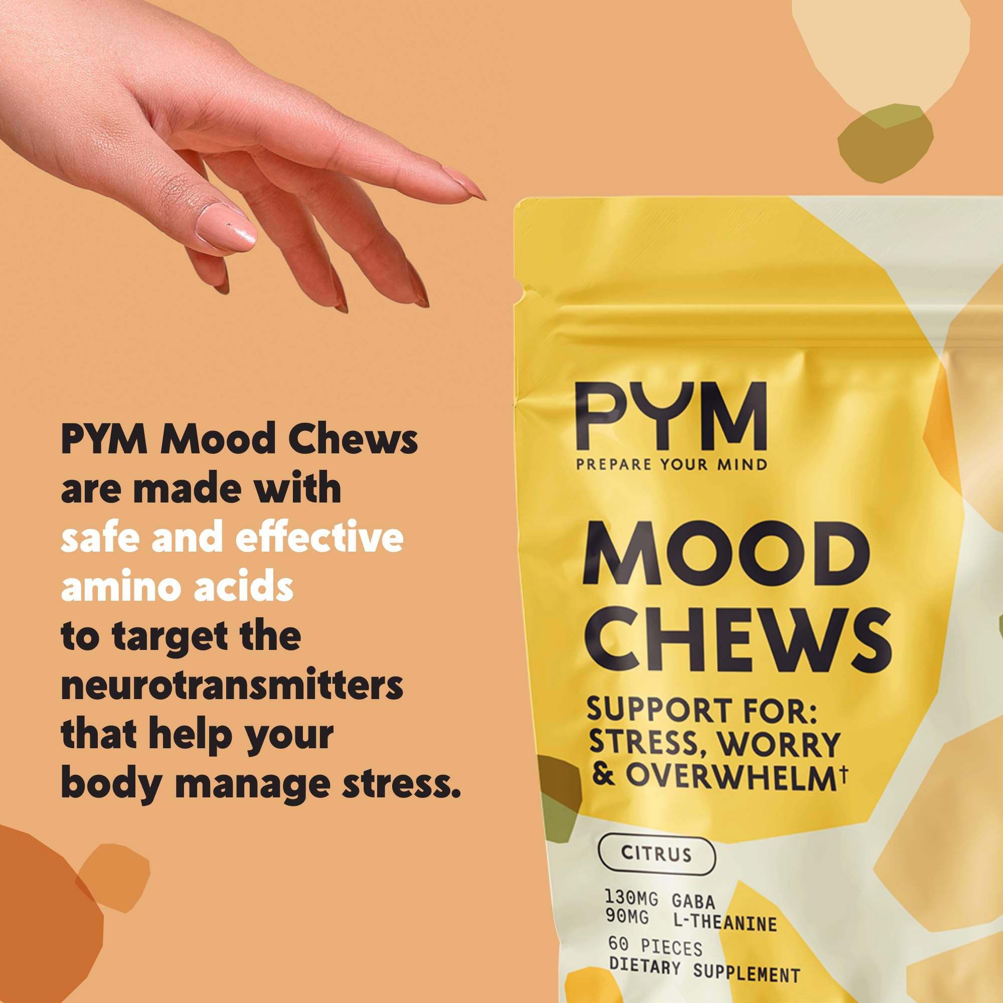 Re-sealable pouch shown in product photo