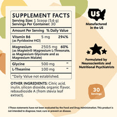 Close-up of PYM Mood Magnesium Powder bottle