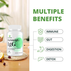 Illustration of bovine immunoglobulin blend ingredients