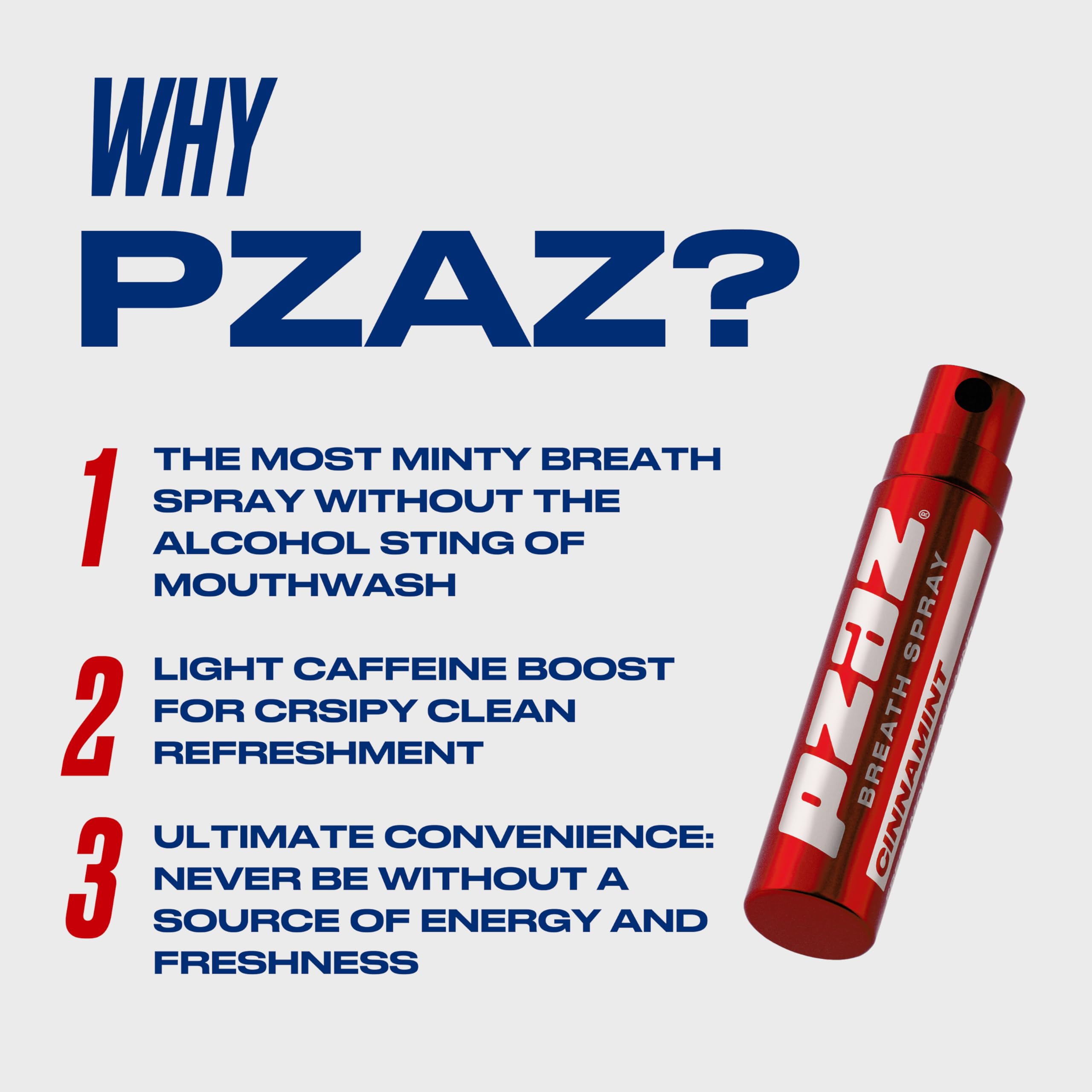 Pzaz Breath Spray packaging