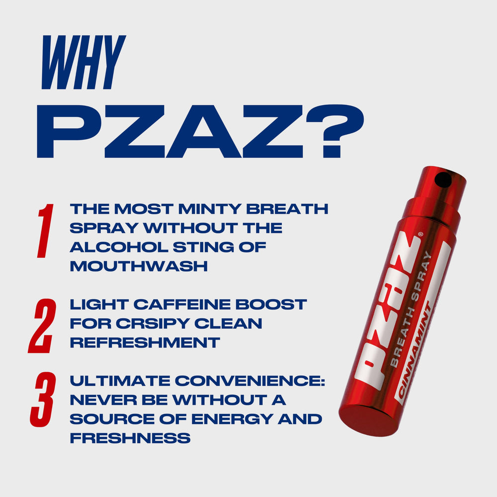 Pzaz Breath Spray packaging