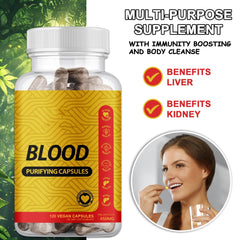 Close-up of 120 herbal capsules