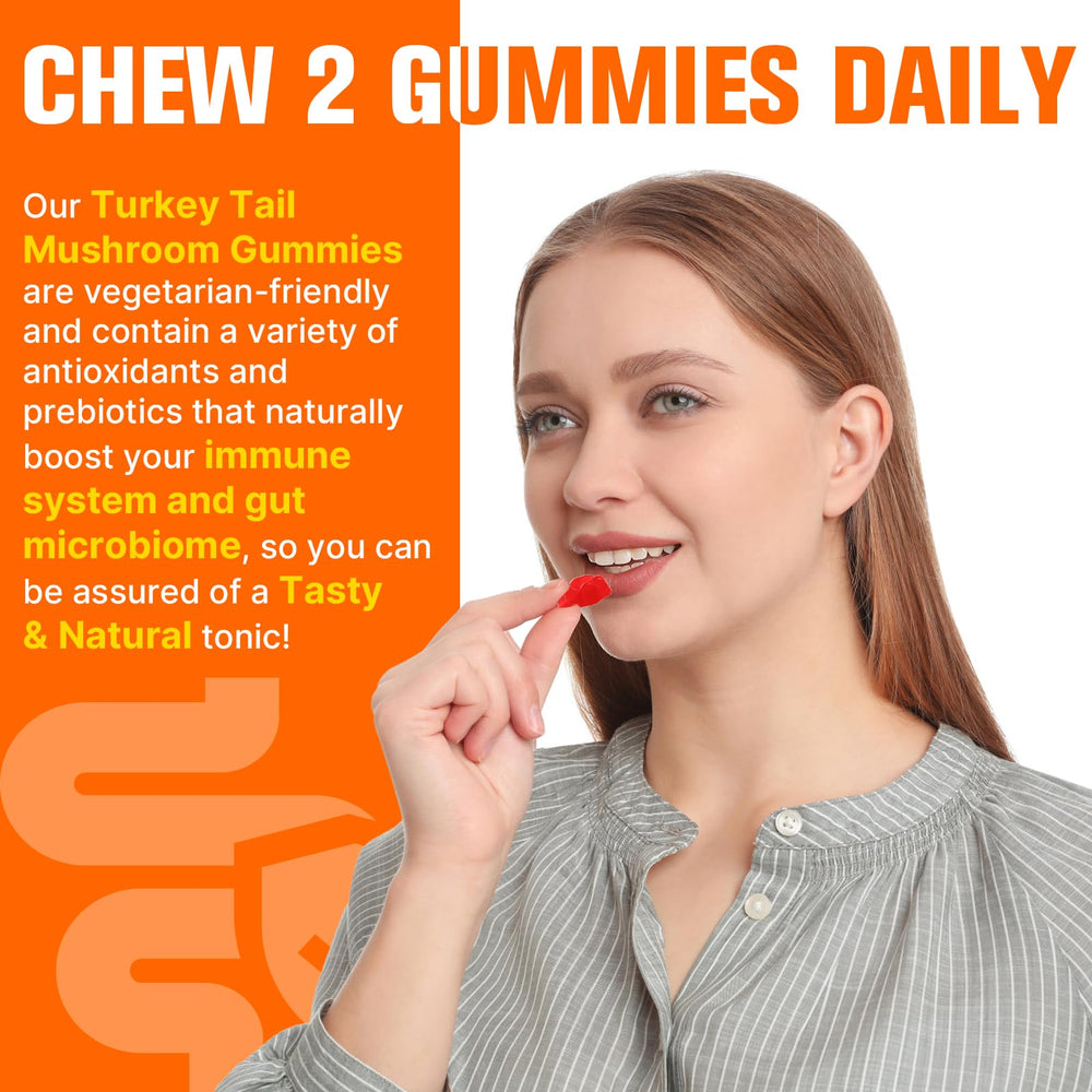 Gummies supporting immune health and gut health