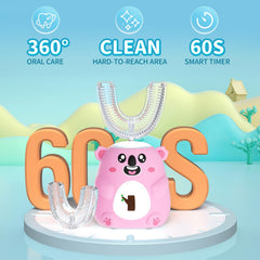 Six cleaning modes interface on toothbrush
