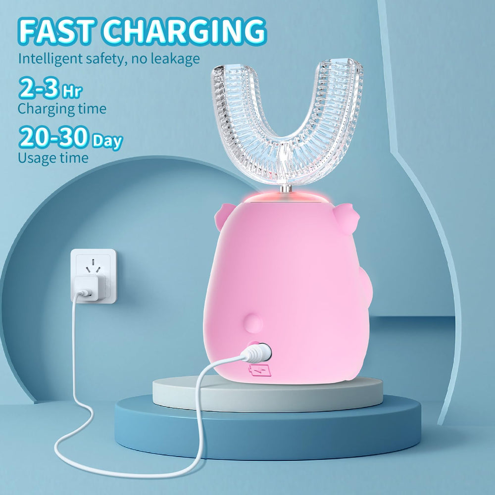 IPX7 waterproof kids electric toothbrush
