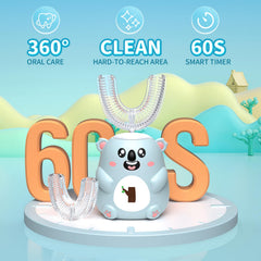 Graphic of the 6 cleaning modes available on the toothbrush