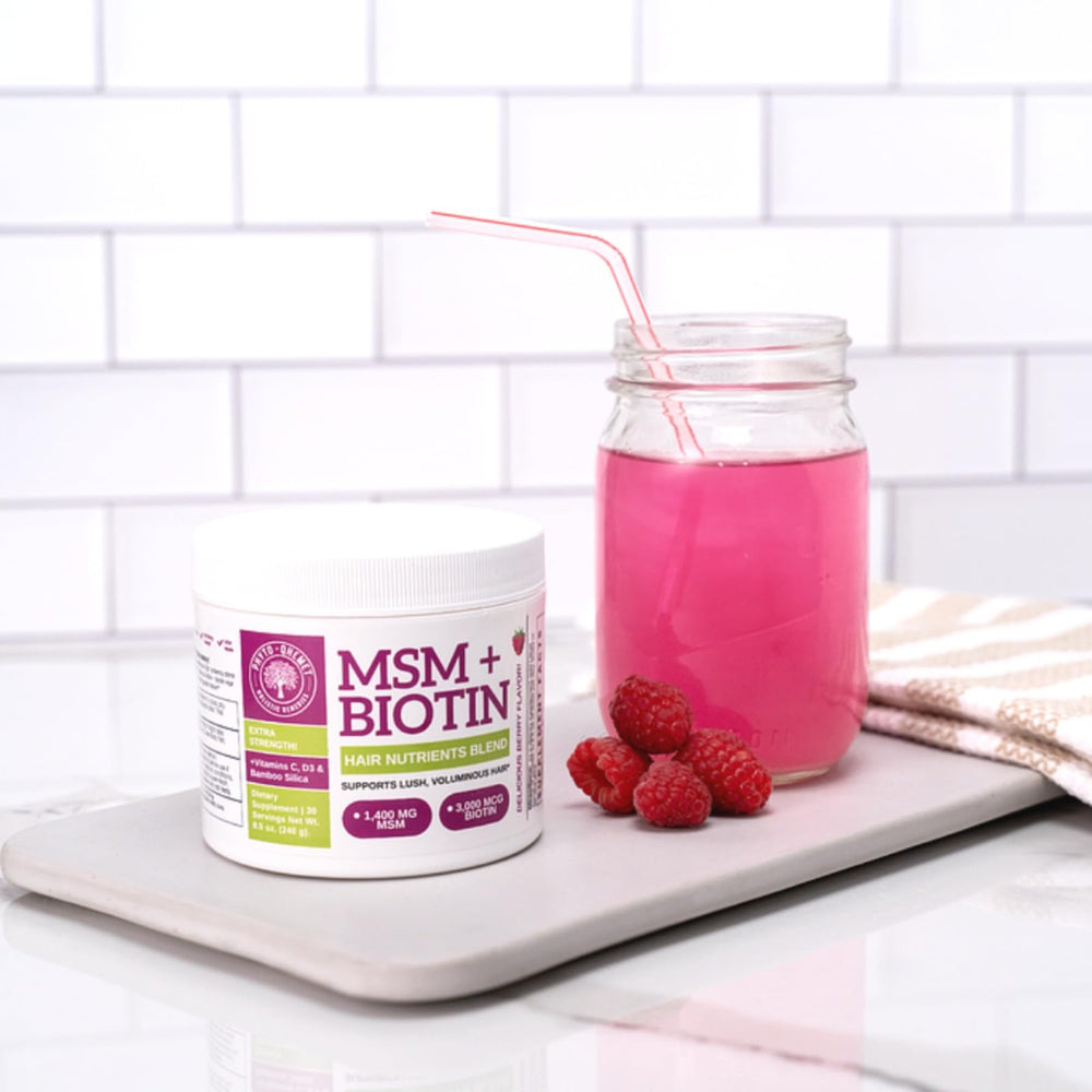 Wildberry flavored MSM + Biotin powder