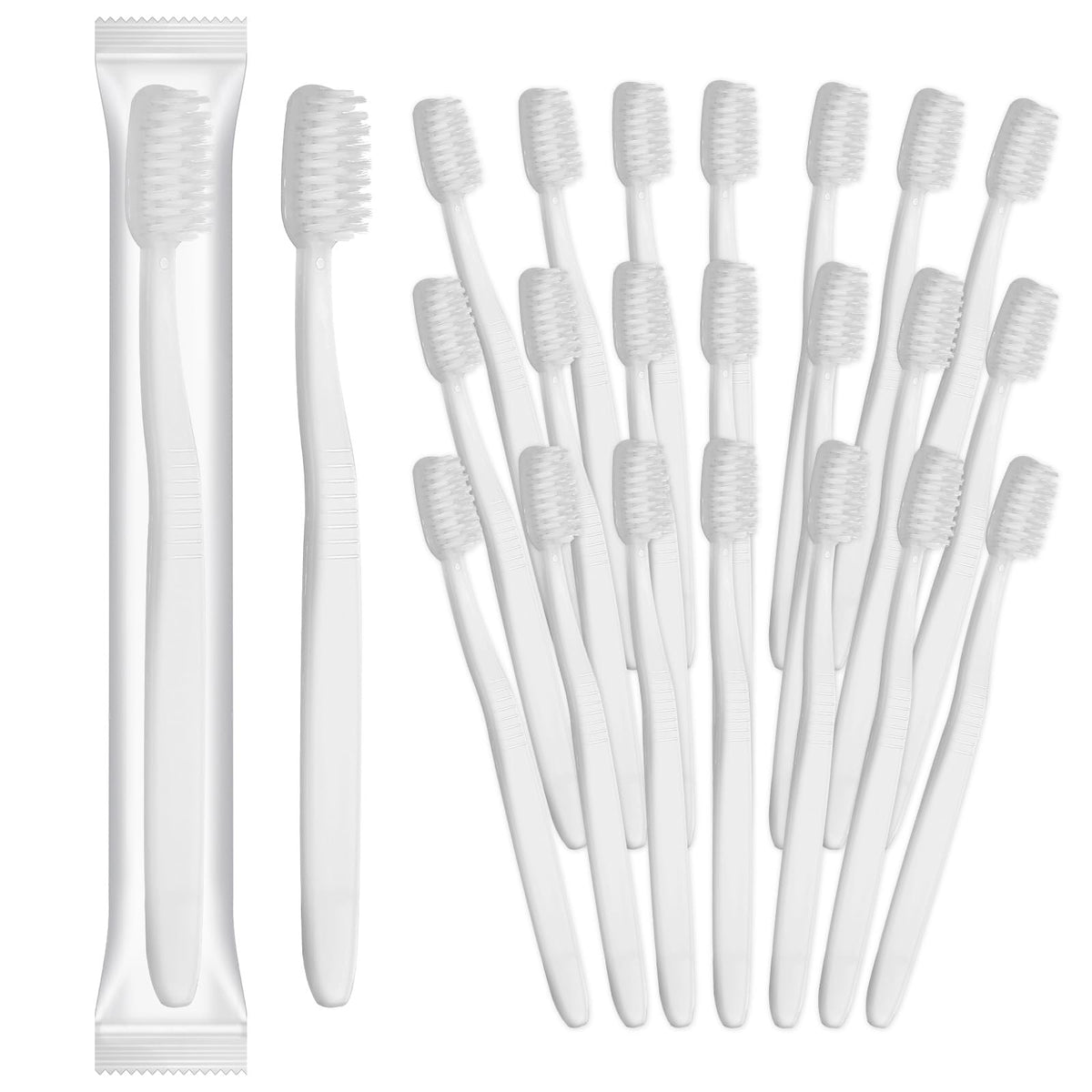200-pack of individually wrapped disposable toothbrushes