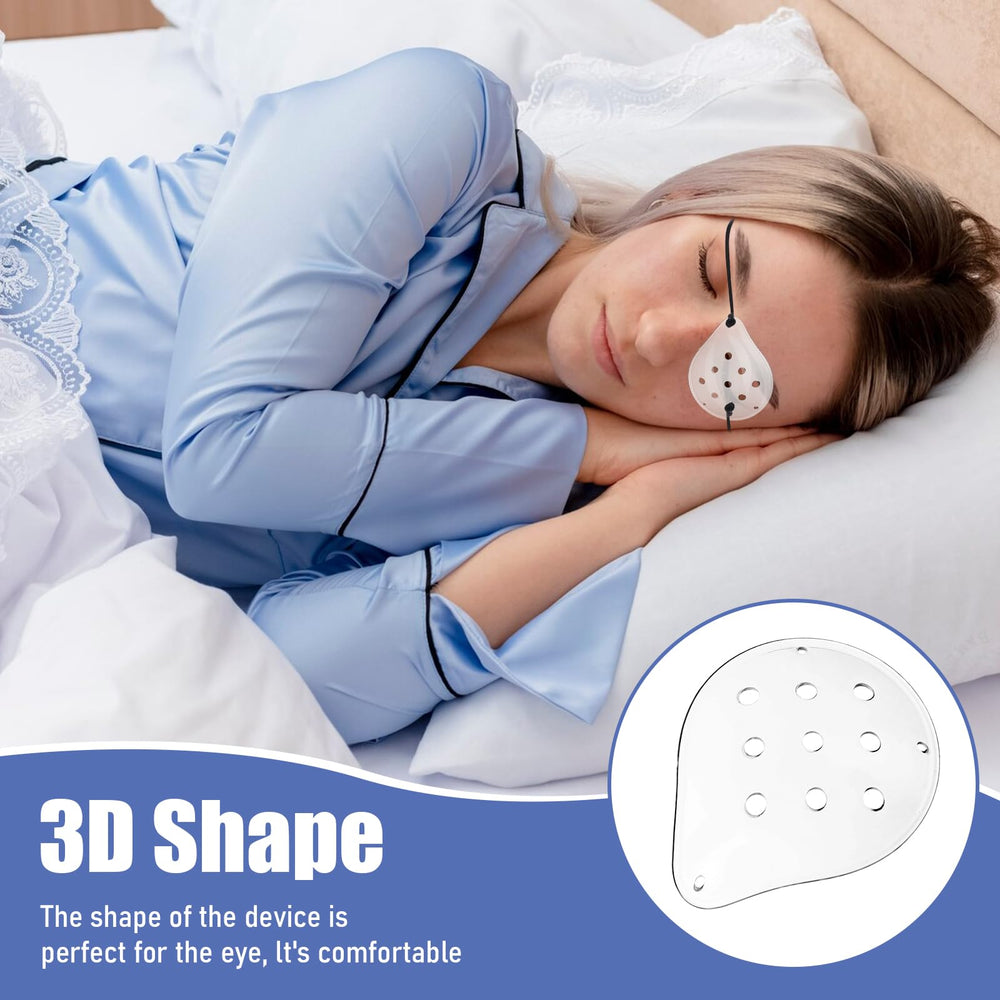 Eye patch with non-woven tape for secure fixation