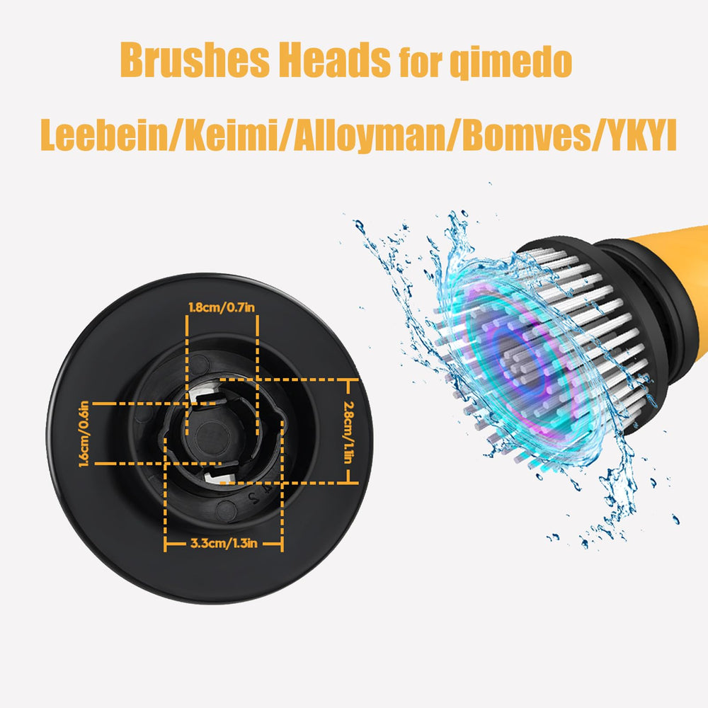 Brush head compatibility with qimedo, Leebein, Keimi, Alloyman, Bomves, YKYI, BEI & Hong