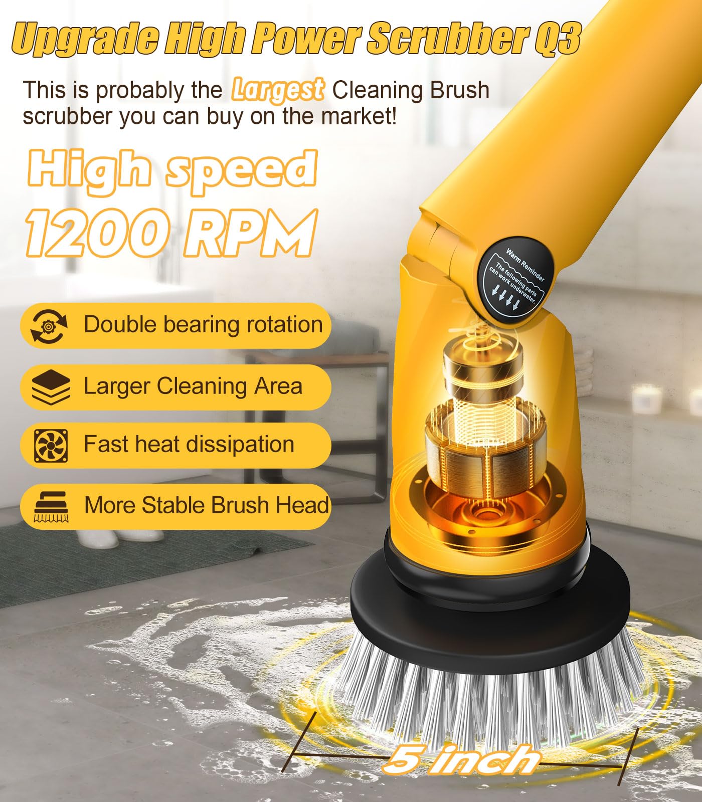 Soft bristle replacement brush head
