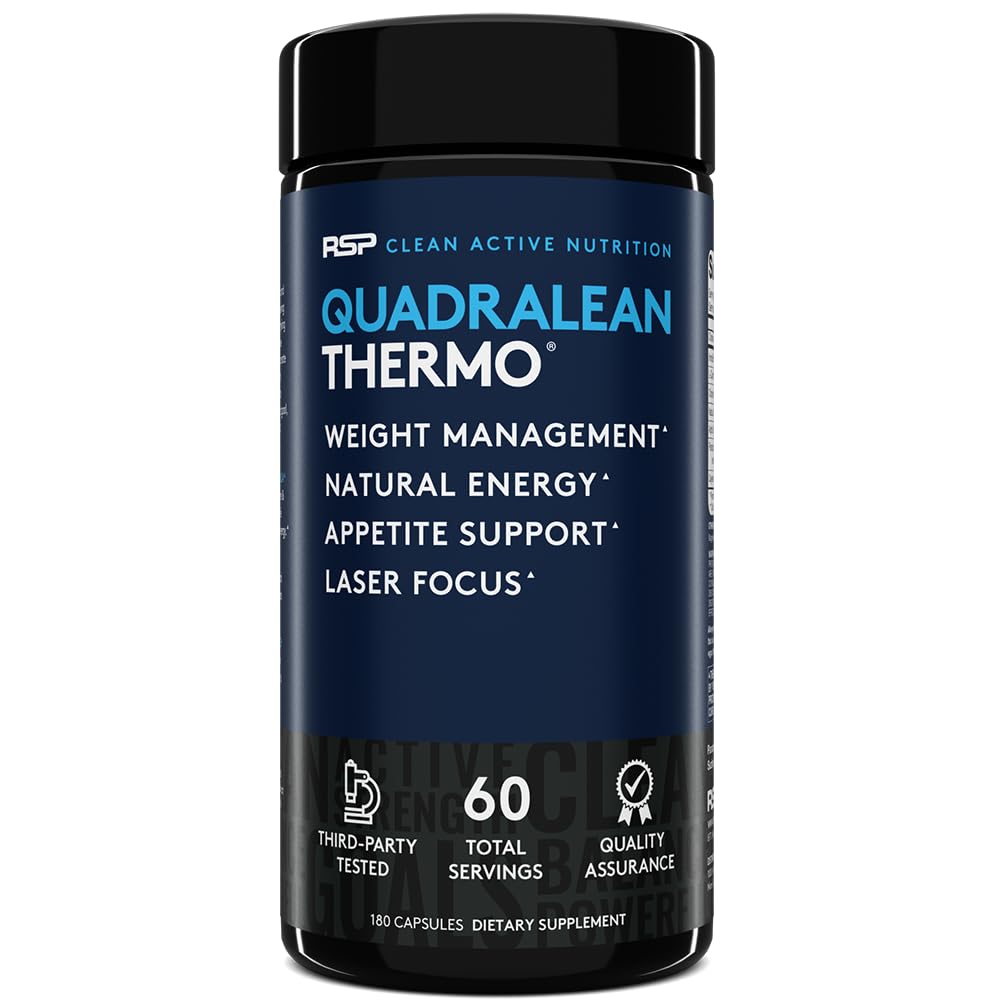 QuadraLean Thermogenic Fat Burner bottle front view