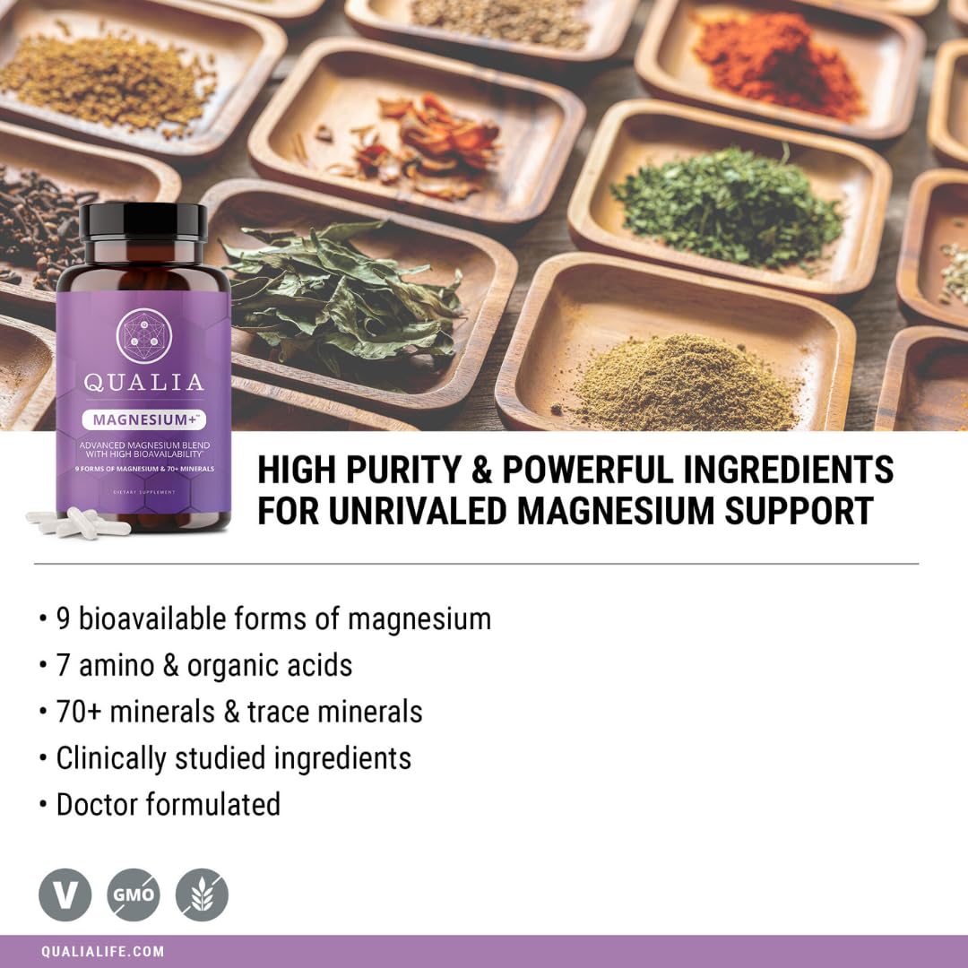 Qualia Magnesium+ manufactured in the USA with quality controls