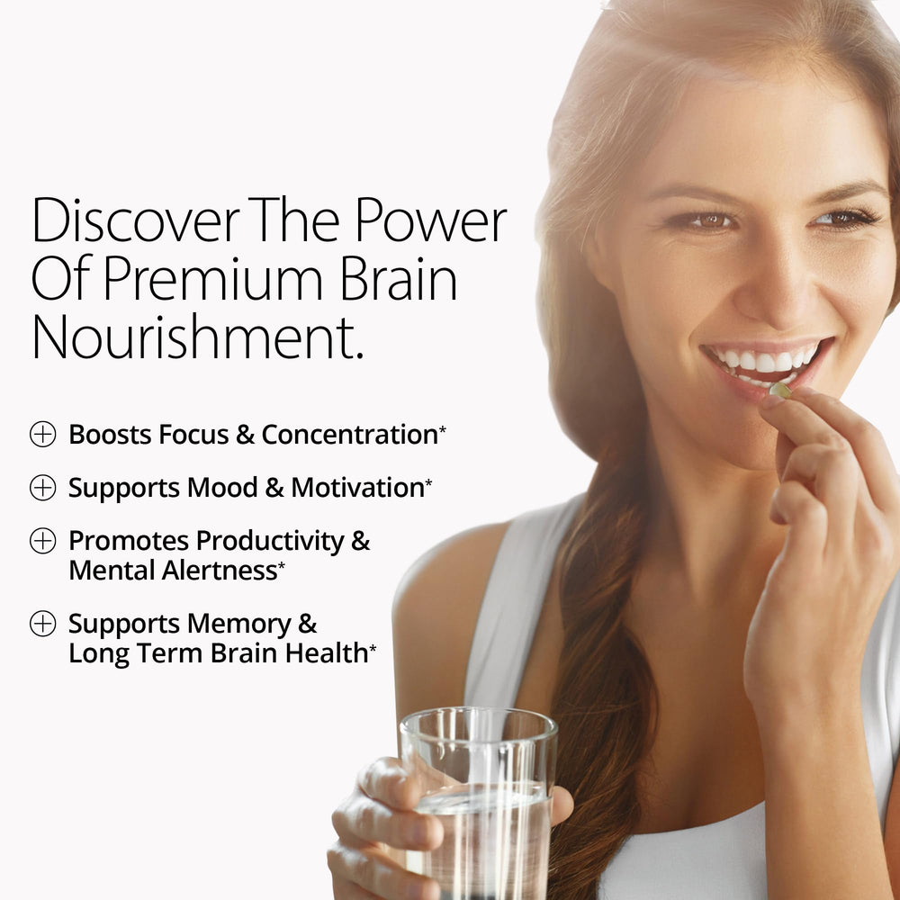 Qualia Mind Caffeine Free promotes brain well-being and cognitive health