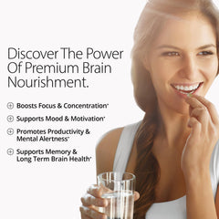 Qualia Mind Caffeine Free promotes brain well-being and cognitive health