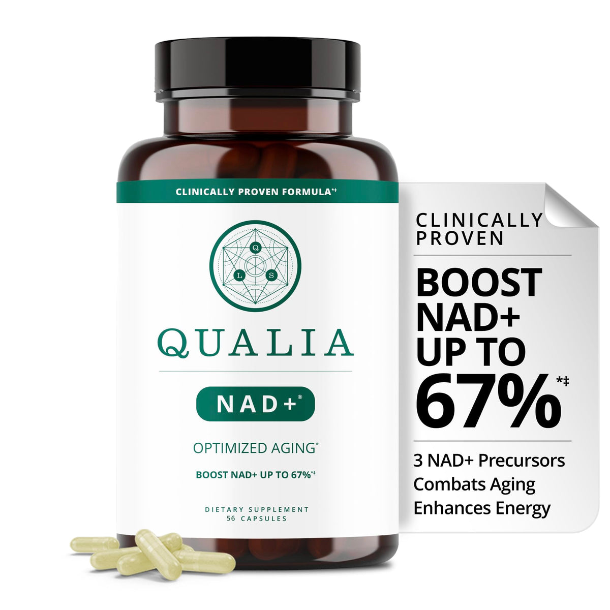Qualia NAD supplement hero image