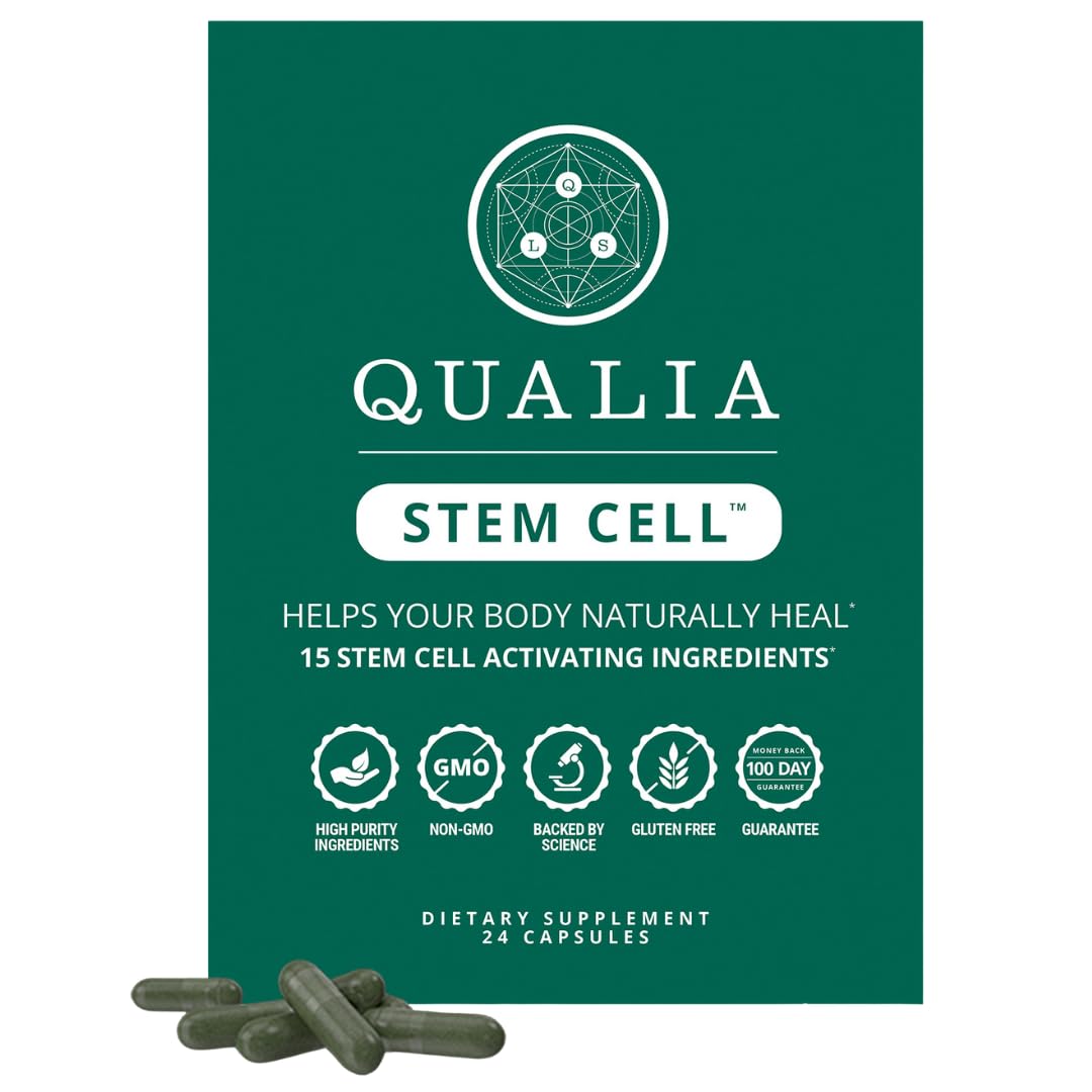 Qualia Stem Cell bottle with label