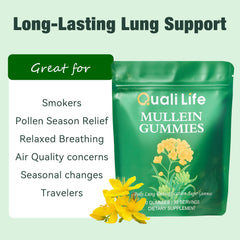 Close-up of a pear-flavored Mullein gummy