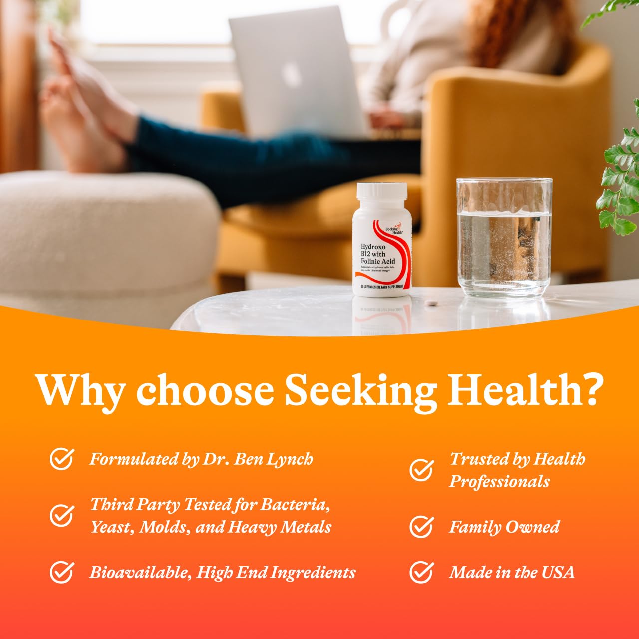 Quality and safety packaging process for Seeking Health product