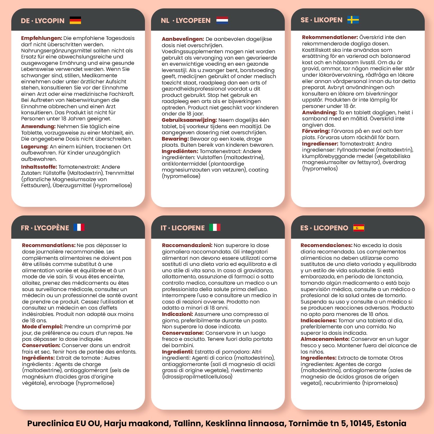 Quality certifications and ISO/cGMP logos